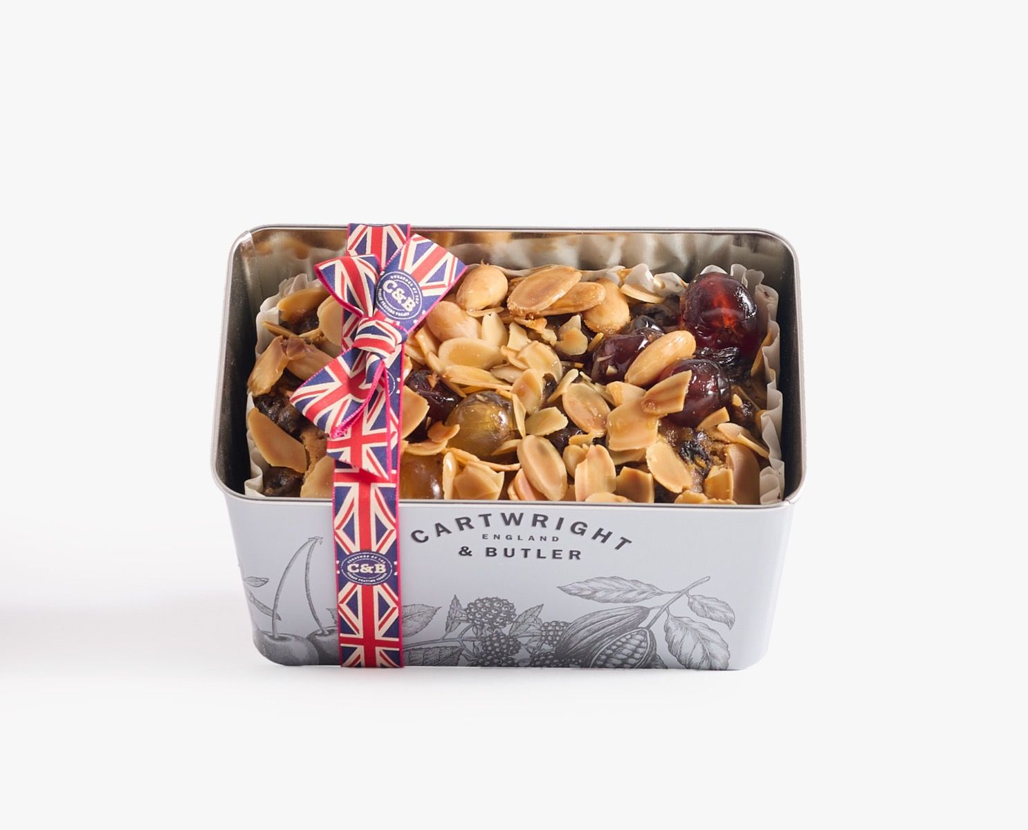 Great British Collection - Cherry & Almond Loaf Cake In Tin